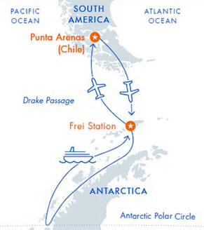 Antartica polar circle cruise