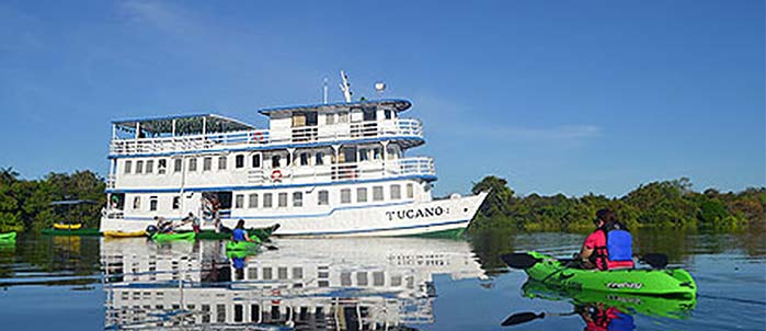 Brazil amazon river cruise Tucano vacations 2025