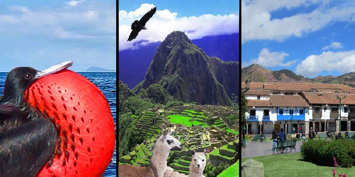 Ecuador Galapagos n Machu Picchu vacation deals